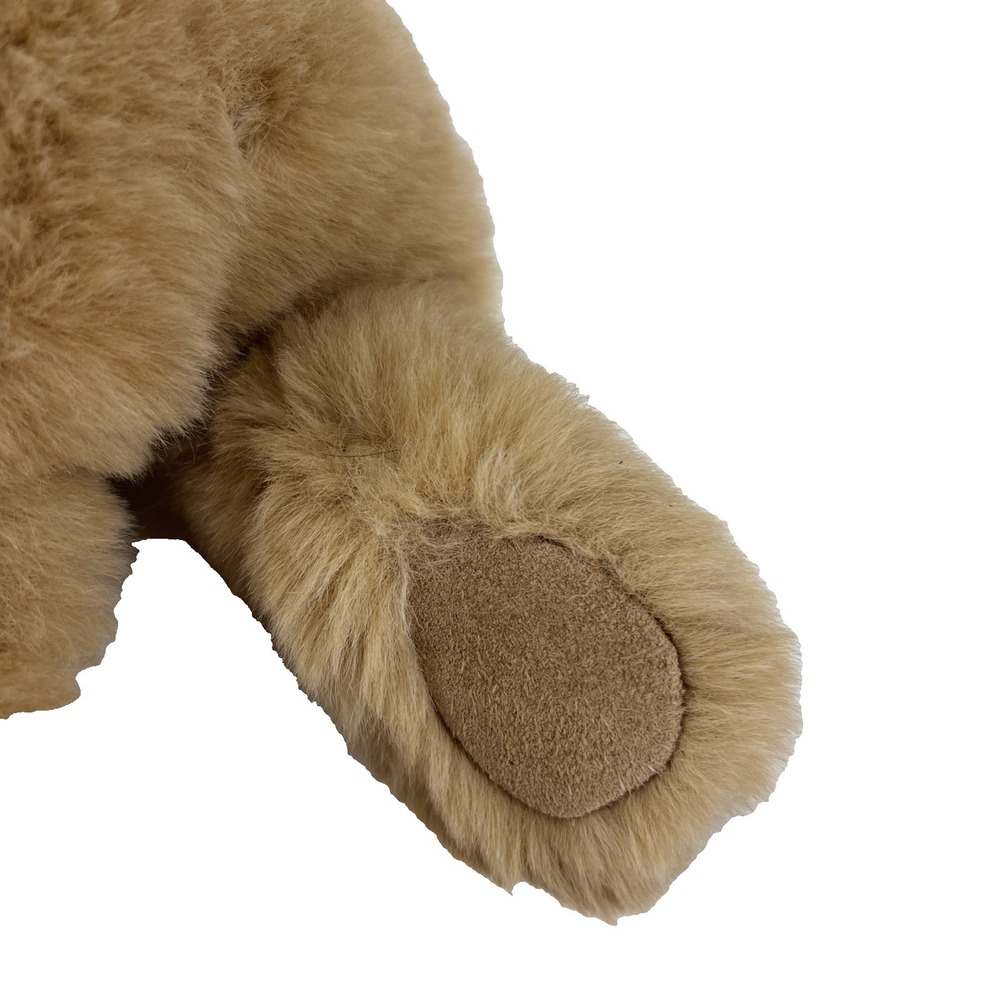 Vintage Gund Muttsy Plush Dog Puppy 19" Tan Suede Paws Stuffed Animal Collar - Picture 10 of 12